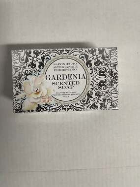 Saponificio Artigianale Fiorentino Gardenia Scented Soap 10.5 oz Made in Italy